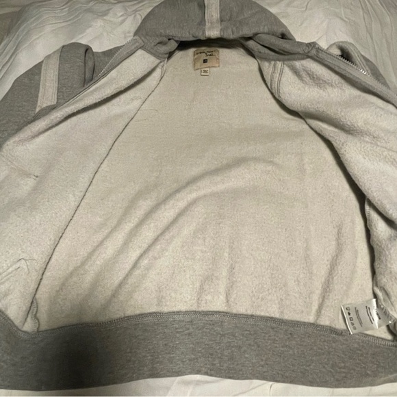 Triple Five Soul Grey hoodie full zip womens Large - Picture 5 of 9